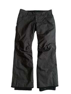 686 Women Patron Insulated Snowboard Pants Black Denim 10K infiDRY Size L
